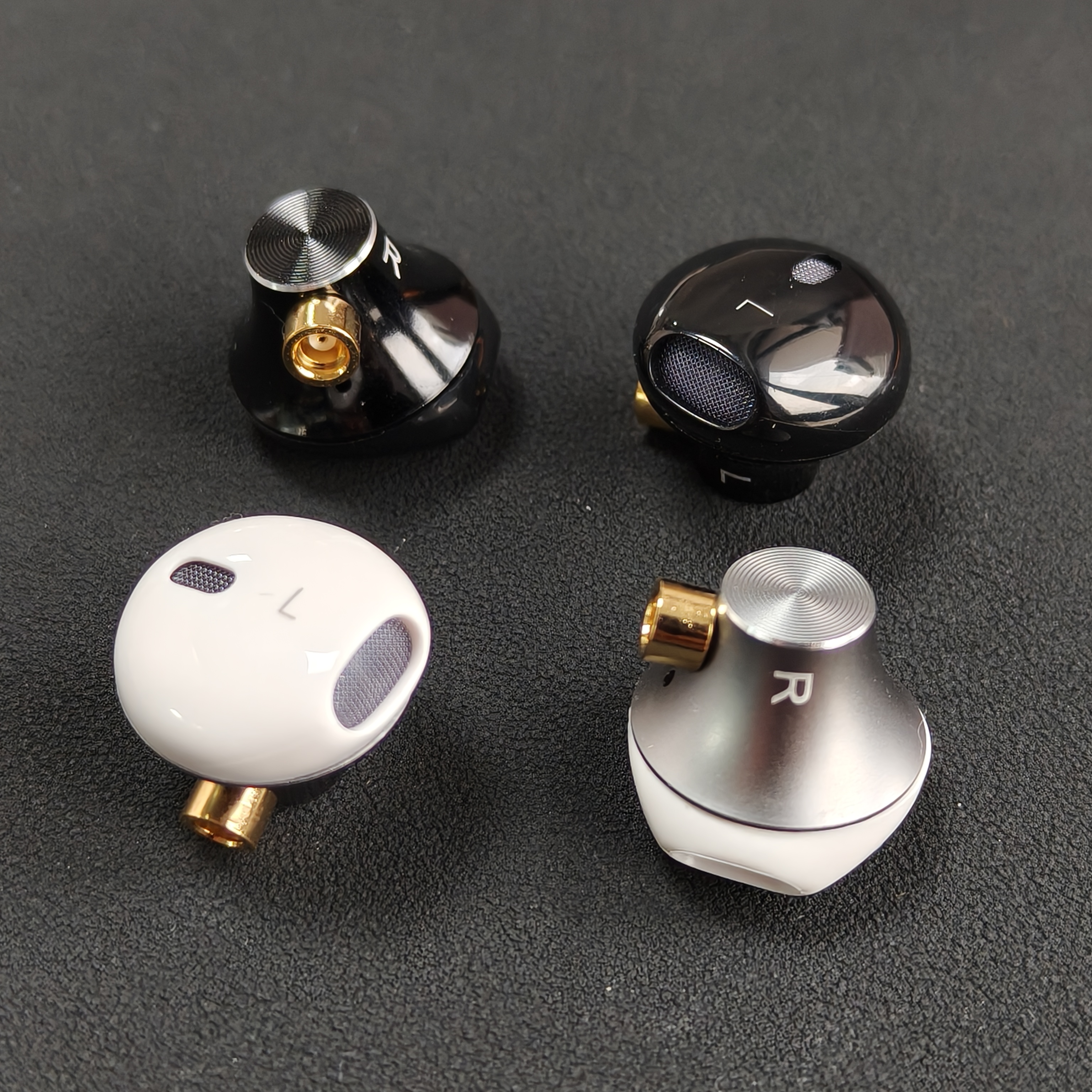 金属mmcx羊毛盘单元半入耳式耳机人声低音磁吸发烧HIFI级耳机单元