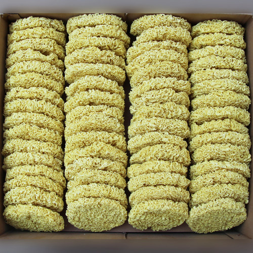 9斤广东非油炸大碗面饼形螺纹条