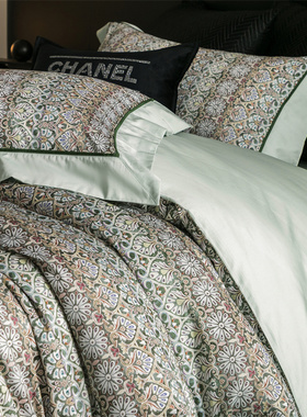 Morco高端意式100支长绒棉四件套全棉纯棉床单被套高级感床上用品