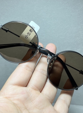 天然水晶眼镜男女款石头镜太阳镜墨镜护目东海正品圆形复古时尚