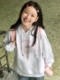 凡他姨 甜妹look 原创可爱poppy小狗印花卫衣连帽套头上衣加绒