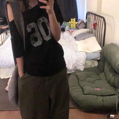 凡他姨【梦境之约】斜肩短袖