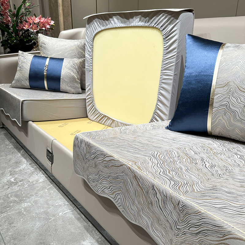沙发垫2025新款布艺四季通用防滑全包简约现代轻奢真皮坐垫套罩笠