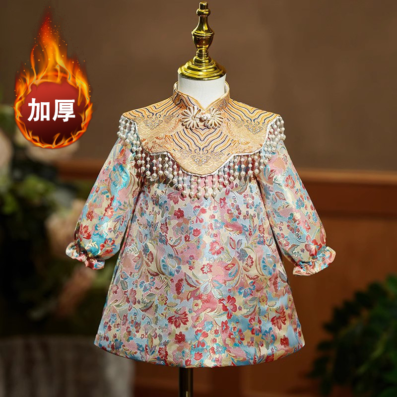 中式唐装中国风拜年服裙子