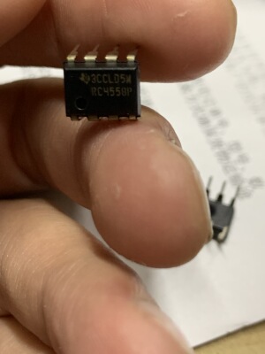 原装全新现货RC455BP NJM4558 D RC455 DIP8 TI德州 可直拍