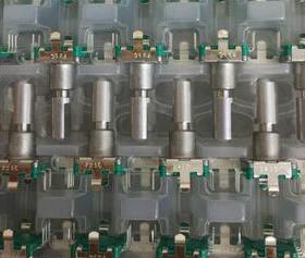 ALPS牌子EC11型EC11E15244J6编码器30定位数15脉冲点带开关20MM轴