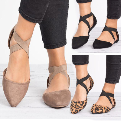 PlusSizeFlatStrapShoes