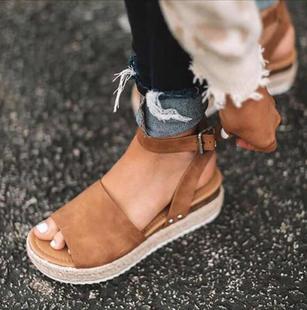 Women Sandals Plus Size Wedges Shoes Summer Flip Flops 凉鞋