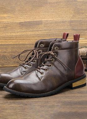 boots男士单靴木根增高短靴