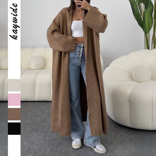 秋冬长袖毛衣大衣风衣 Autumn winter sweater coat windbreaker