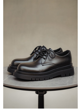 leather shoes men's formal thick sole shoes 男厚底工装皮鞋