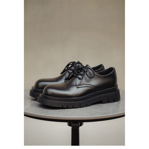 leather shoes men's formal thick sole shoes 男厚底工装皮鞋