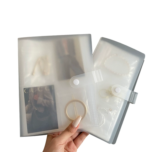 Книга для хранения ювелирных украшений из ПВХ, герметичный мешок, аксессуар, сумка-органайзер, защитная сумка, ожерелье, серьги, сумка для хранения