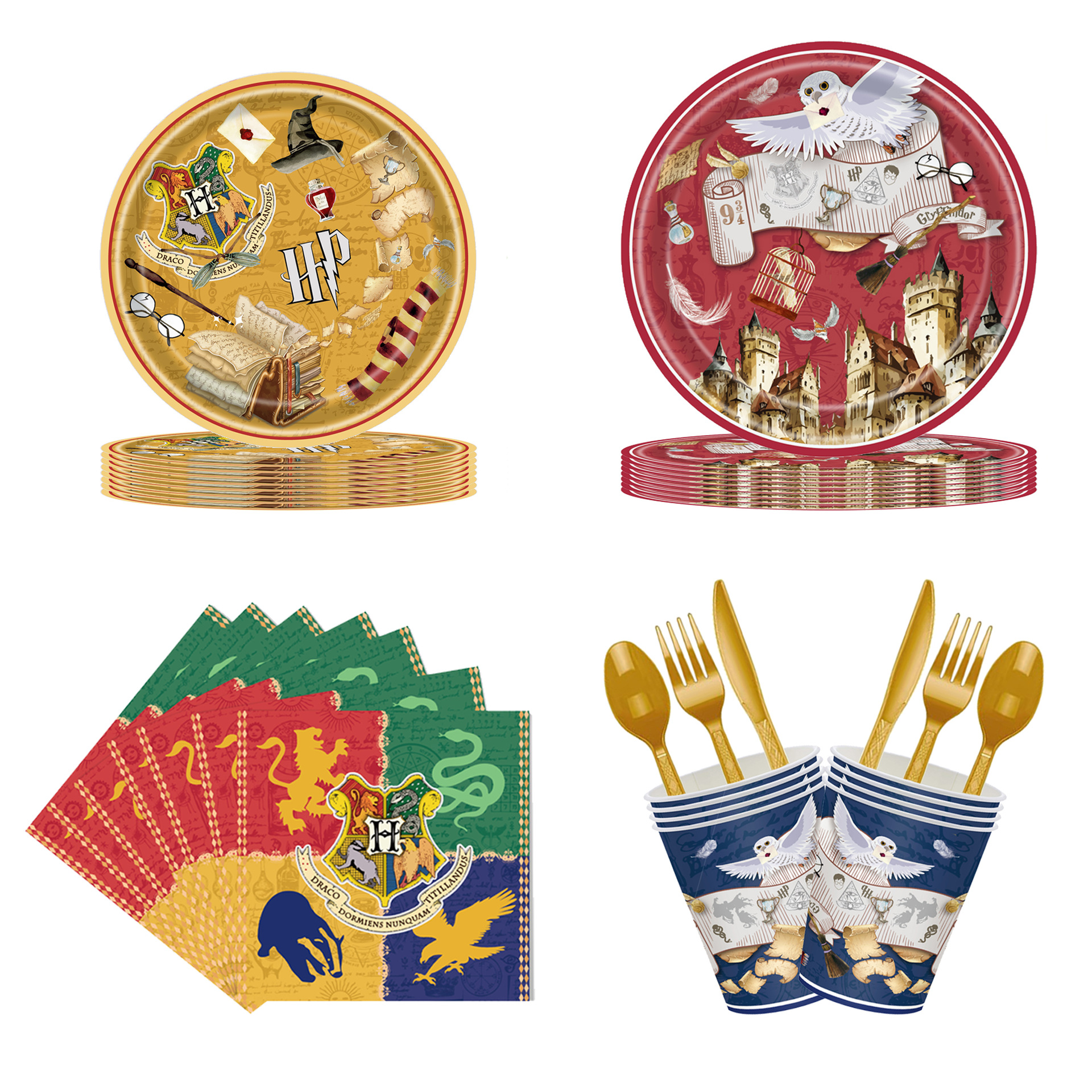 Harry Potter Party Supplies Tableware 哈利波特生日派对用品