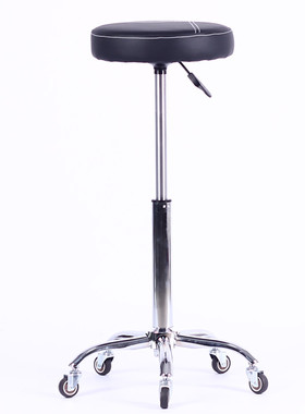超高款65cm-85cm椅子滑轮做饭收银台专用理发师凳子牙科升降转椅