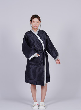 高端网红美发店烫染剪发和服客袍
