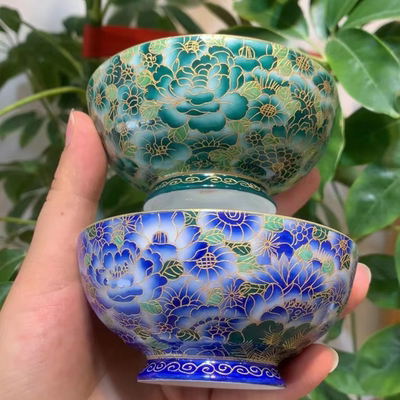纯手工手绘中国风珐琅彩陶瓷主人杯单杯女士高端茶具泡茶杯个人用