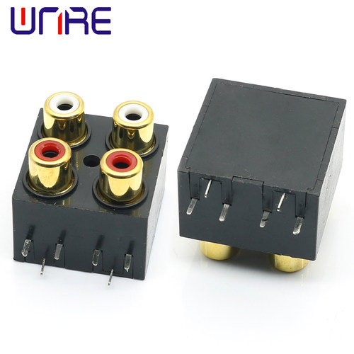 RCA-422密封镀金音频视频插头座