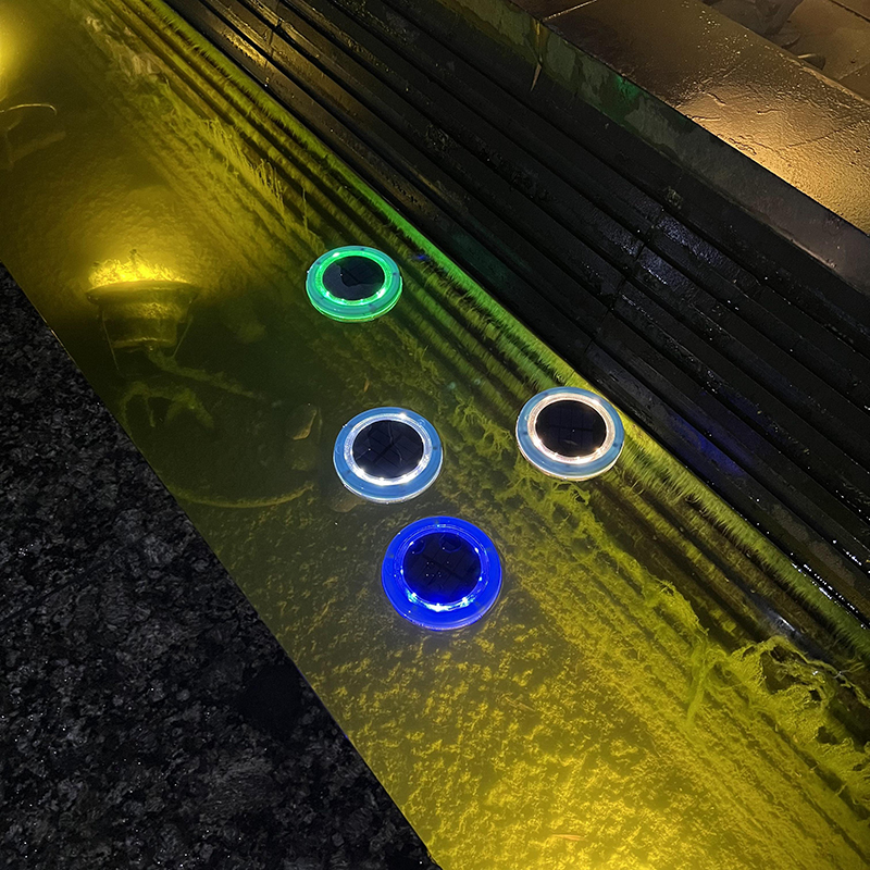 太陽能戶外水池別墅庭院花園漂浮