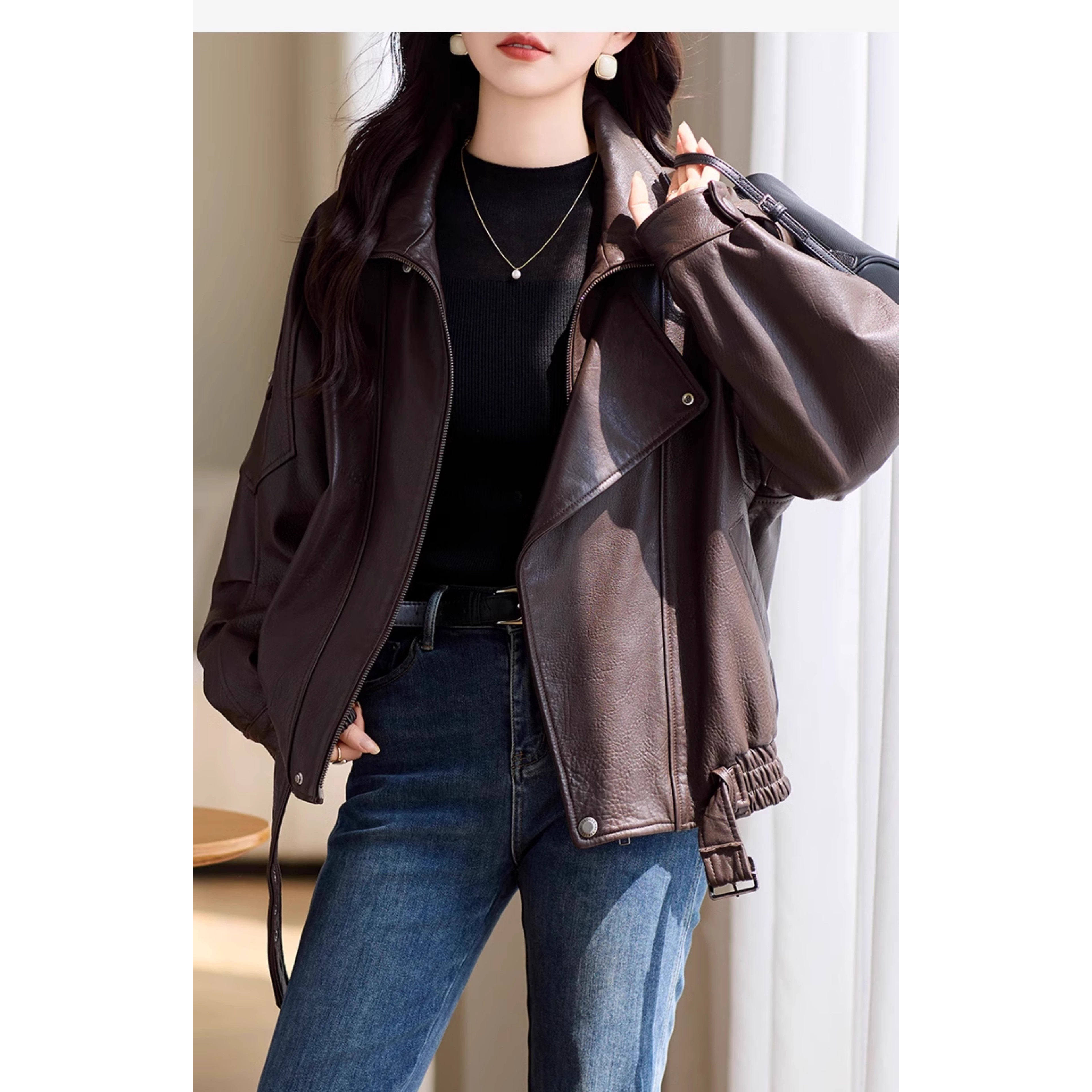 秋冬季欧美个性街头制服诱惑风情感辣妹潮人嘻哈修身些短款皮衣pu