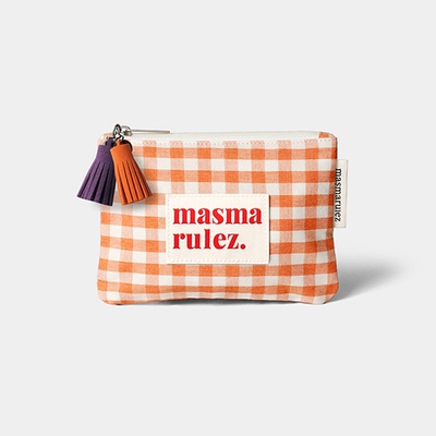 masmarulez原创韩国直邮化妆包收纳包 Basic pouch Spring Orange