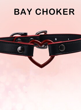 Aura Collar轻奢真皮choker项圈牵引绳原创亚文化颈套捆绑束缚调