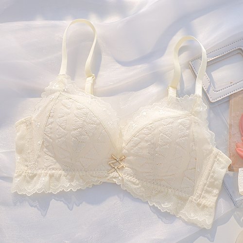 内衣女小胸聚拢无钢圈新款2021爆款防下垂胸罩舒适莫代尔内衣