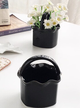 Annie Garden 外贸出口 法式轻奢陶瓷筷子筒勺子收纳盒厨房置物架