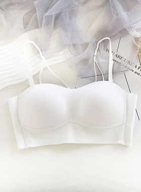 15229细带交叉美背内衣无钢圈大胸聚拢收副乳文胸性感时尚固定杯