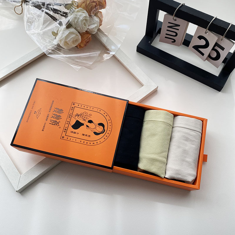 瘦瘦裤中高腰三角收腹性感时尚蕾丝边女士内裤3条装包臀短裤,女士内衣/男士内衣/家居服,女三角裤,淘宝优惠券,粉丝福利购,淘宝优惠卷