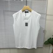 2026夏季 流行简约百搭背心坎肩 短袖 新品 青少年港风潮流无袖