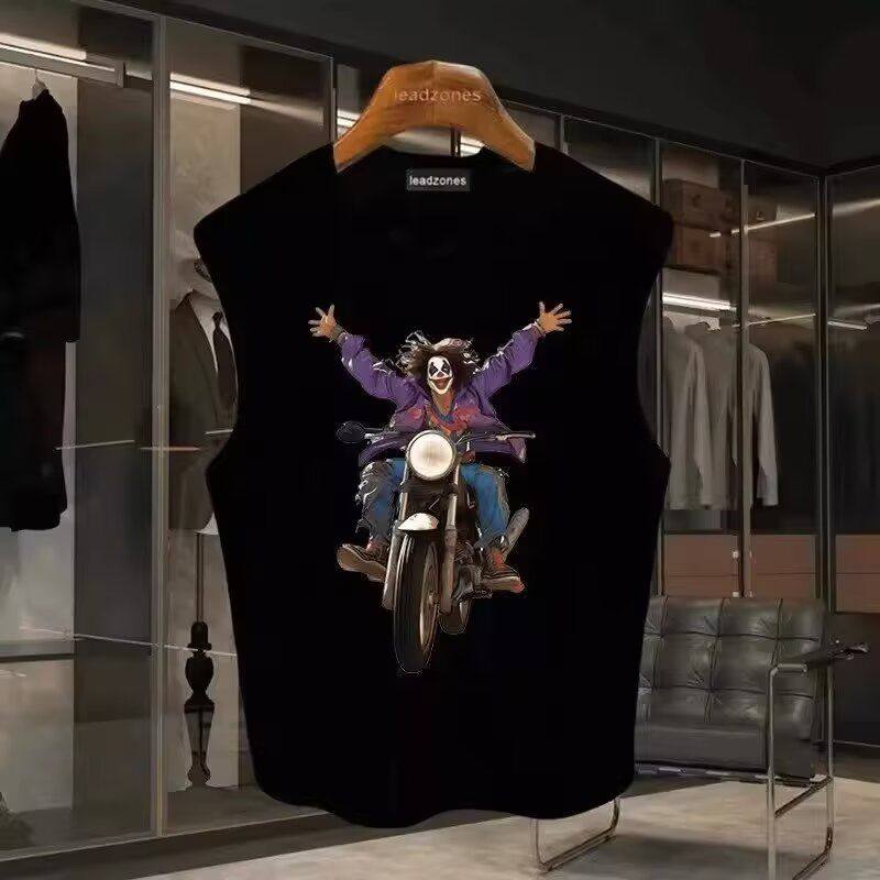 2026夏季新品青少年港风潮流无袖短袖流行简约百搭背心坎肩,男装,背心,淘宝优惠券,粉丝福利购,淘宝优惠卷