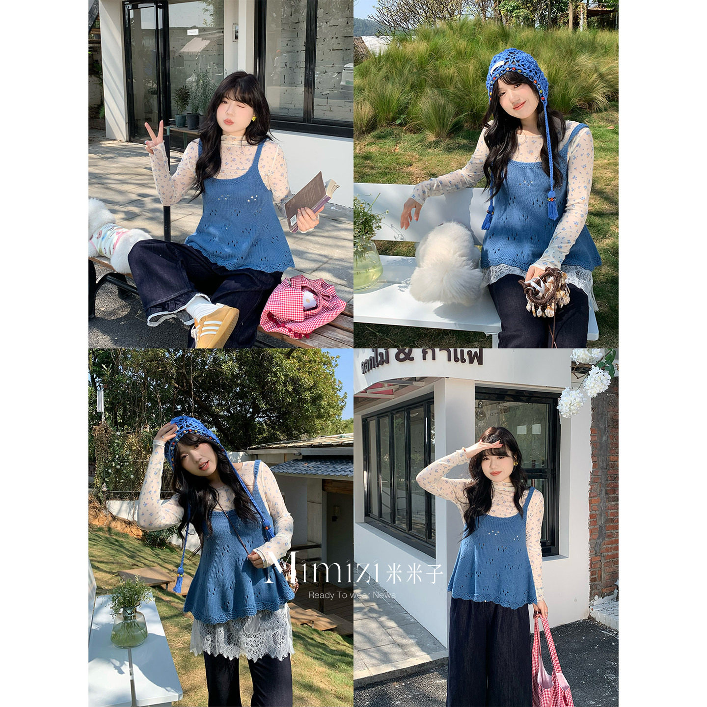 米米子微胖大码胖mm 甜美清新别致长袖修身显瘦碎花打底上衣女春