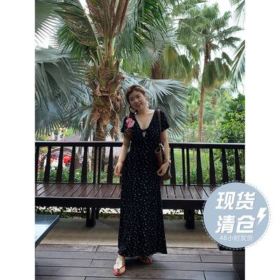 【现货清仓】现货米米子微胖大码胖mm“西西里漫花”优雅收腰蕾丝