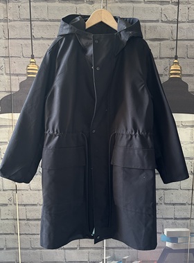 高品质秋冬户外连帽大码中长款三防冲锋衣风衣加厚连帽女D512