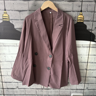 外套薄款 垂感西装 无内衬C032 夏季 胸围104衣长66宽松大码