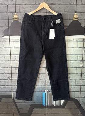 腰围78-84臀围94-100裤长97大码加绒宽松有弹力牛仔加绒裤女D442