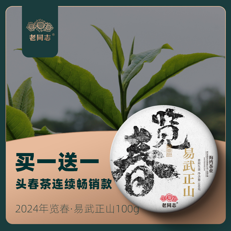 老同志普洱茶生茶易武正山