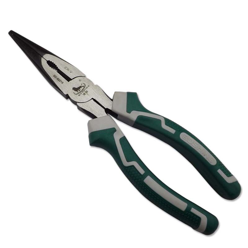 6寸尖咀钳 8寸尖嘴钳子尖头钳子CR-V美式工业级小尖夹钳150/200mm