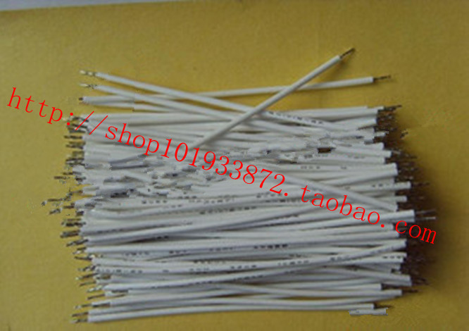 正标UL3239AWM 24AWG 长50MM 高温硅胶线 LED液晶屏连接线 1000条