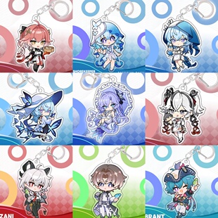 鸣潮周边挂件坎特雷拉椿守岸人长离赞妮布兰特双面夹层钥匙扣