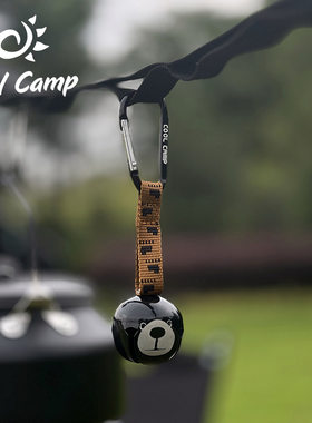 COOLCAMP户外露营风铃登山徒步背包挂饰铃铛钥匙扣氛围装饰小挂件