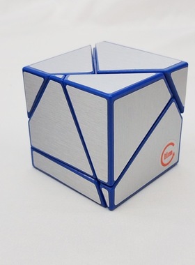方是Lim二阶鬼魔魔方2x2 Ghost Cube蓝色底 益智减压魔方玩具代发
