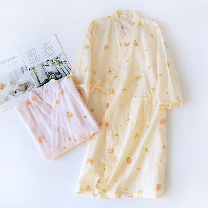 棉纱布日系和服睡裙夏季睡衣女透气吸汗汗蒸服浴袍浴衣家居服,女士内衣/男士内衣/家居服,睡袍/浴袍,淘宝优惠券,粉丝福利购,淘宝优惠卷