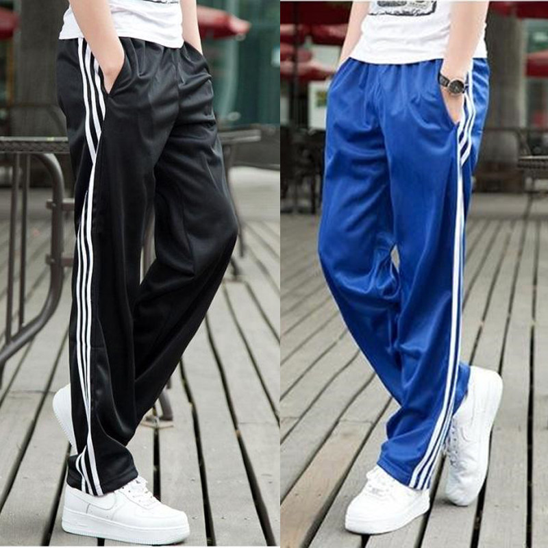 [Daily specials]Thin section trousers Three bars Men and women pants Smooth Slip material Basketball pants student Couple pantsin the Men's clothing, Casual pants  category - from Buy2taobao.com to provide professional Taobao agent buy service
