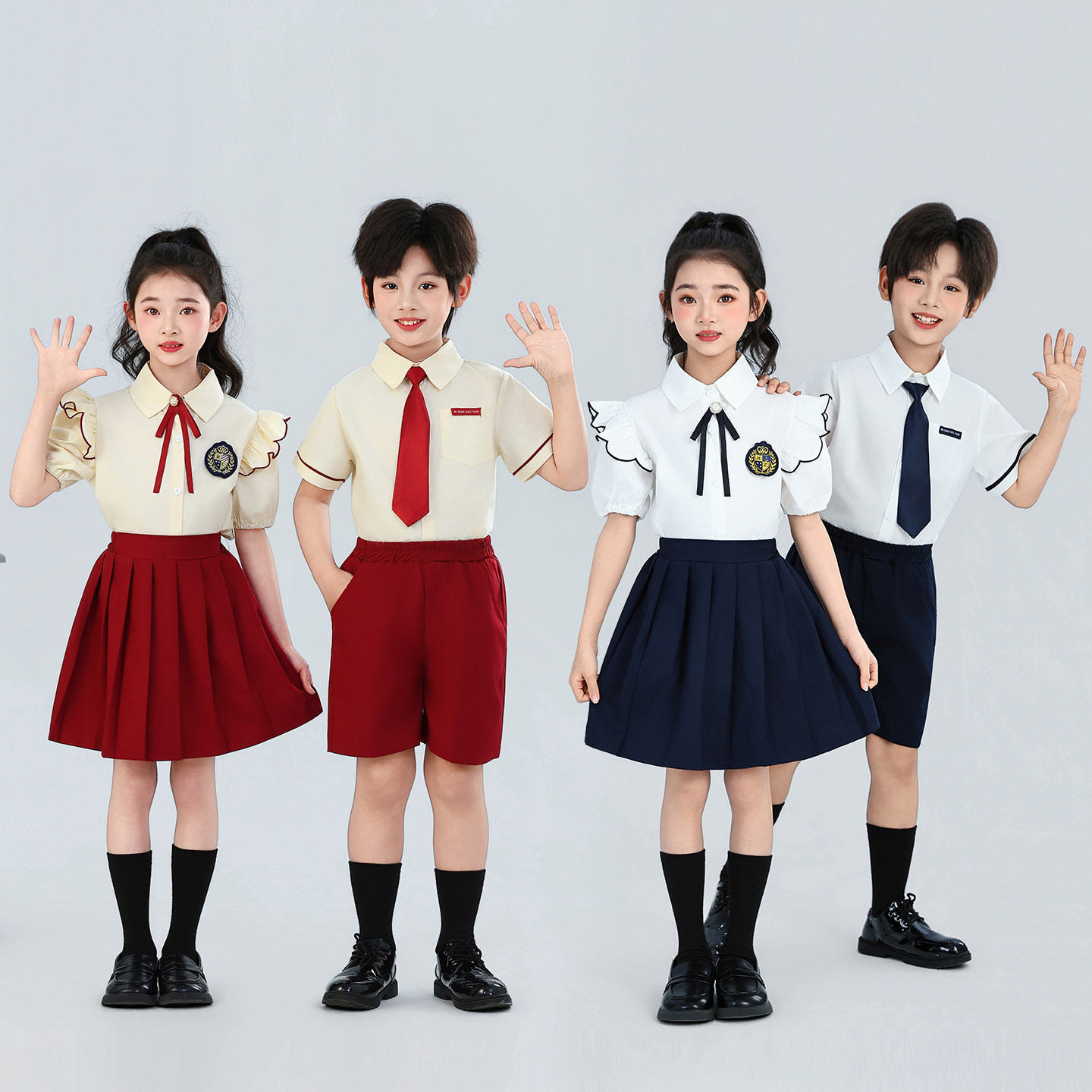 六一儿童演出服夏季幼儿园毕业照班服小学生朗诵合唱比赛表演服装