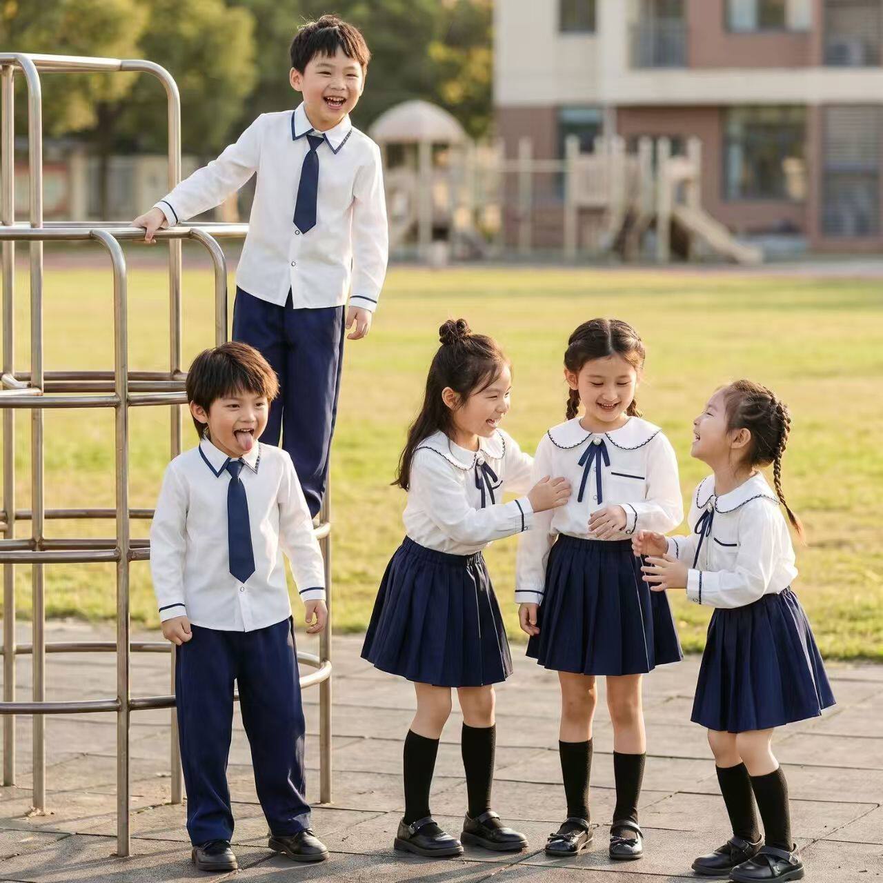 中小学生诗服装幼庆合唱演出服
