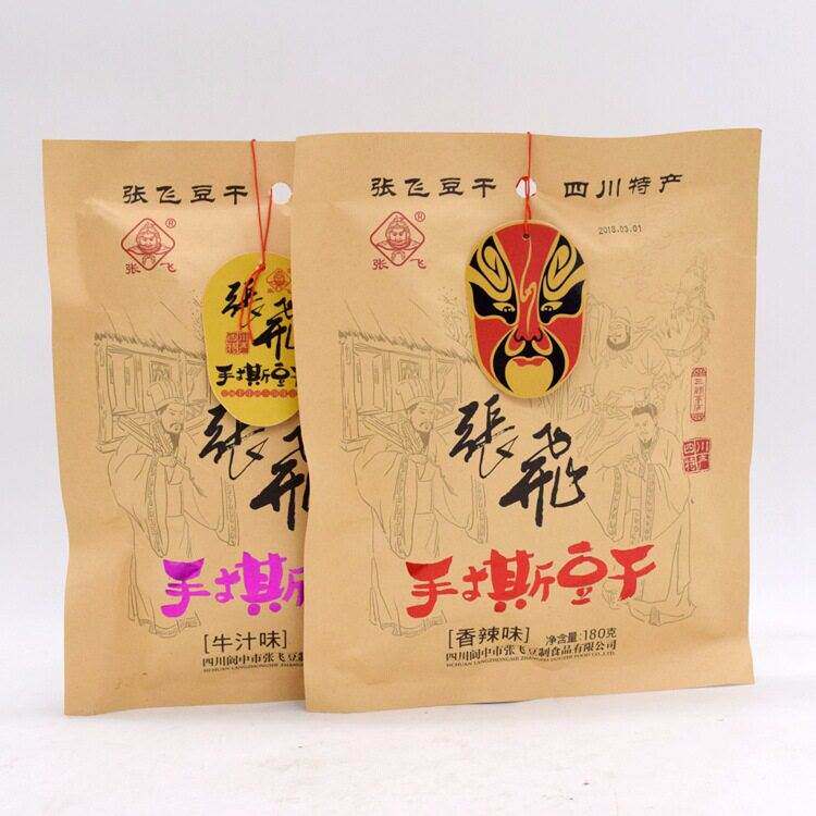四川阆中张飞手撕豆干180克袋装多味可选豆类休闲食品