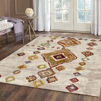 American retro carpet, Nordic ethnic style living room carpet, Persian coffee table cushion sofa, bedroom bedside blanket, large area thumbnail 3
