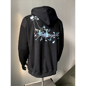 现货+秋款 潮前后片刺绣卫衣 W1318/P55 限78，男装卫衣，电商B350